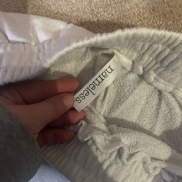 Ripped white joggers - Picture 2 of 2